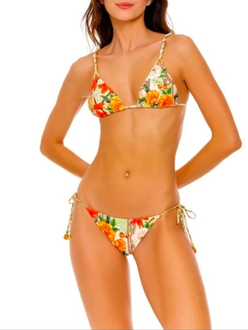 NWT Agua Bendita Alegria Ete Bikini Bottom Size Small